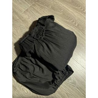 Set Váy Tơ Bồng Trễ Vai 2 Lớp Kèm Hoa Quần Đùi Rời 2 Màu Siêu Xinh Chất Thun Bo - 189 STORE - V100