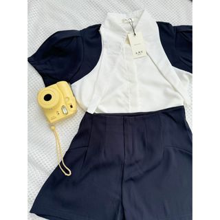 Set bộ sơ mi kèm quần short cổ đứng sơ mi năng động nhí nhảnh cho các nàng đi chơi - 189STORE - V216