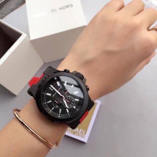 ĐỒNG HỒ NAM CAO CẤP M KORS 8445 DÂY CAO SU MÁY NHẬT 2