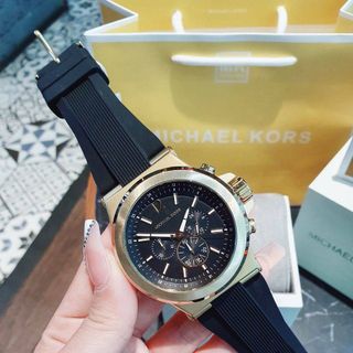 ĐỒNG HỒ NAM CAO CẤP M KORS 8445 DÂY CAO SU MÁY NHẬT 2