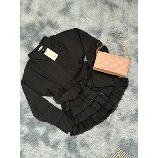 Set áo sơ mi kèm chân váy voan Kiểu dáng dễ thương cho các nàng thơ đi cafe đi chơi - 189STORE -V213