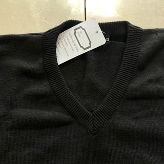 Áo len nam cổ tim màu Đen dáng Thụng Len dệt kim Mềm mịn Dày dặn ABABA tim-m9-đen