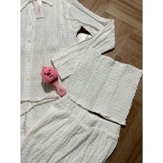 Set bộ đũi xốp 3 món đi biển, áo cúp ngực mix quần short đùi kèm áo sơ mi ngoài đẹp-189 STORE - V179