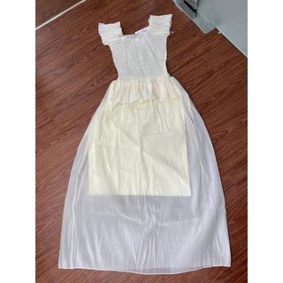 Váy Maxi Viền Bèo Ôm Chun Dáng Xòe Đi Biển Tôn Dáng Điệu Đà-189 STORE-V048
