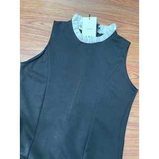 Đầm Váy Nữ Sát Nách, Cổ Tròn Viền Bèo Mix Dáng Váy Xòe Ngắn Điệu Đà Chất Liệu Umi - V040-189 STORE