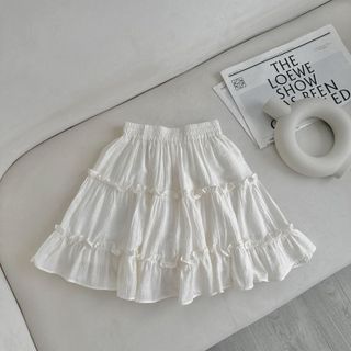 [SHOPPUMI] Chân váy đũi tầng viền bèo ngắn nhiều màu Freesize Thời trang nữ Pumi 15785