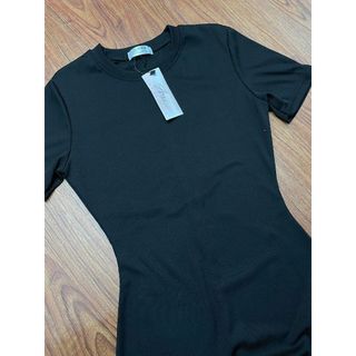Đầm Body Nữ Dáng Dài Tay Ngắn Cổ Tròn Cao 3 Phân Chất Thun Cotton 4 Chiều, Xẻ Sau - 189 STORE - V092
