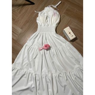 Đầm maxi bông đi biển váy bông dài không tay cho các nàng đi chơi hoặc đi cafe chill - 189STORE-V140