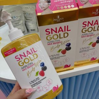 [Chính Hãng] Kem Dưỡng Thể Chống Nắng Snail Gold Mixed Berry 500ML Thái Lan