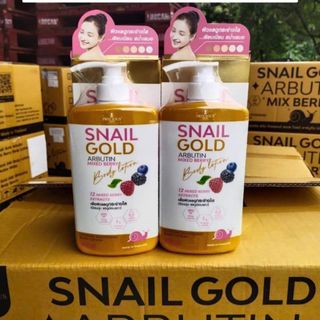 [Chính Hãng] Kem Dưỡng Thể Chống Nắng Snail Gold Mixed Berry 500ML Thái Lan