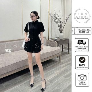Set sơ mi xếp ly eo (kèm quần) 2 màu basic phong cách đi chơi và đi làm cho các nàng - 189STORE-V137
