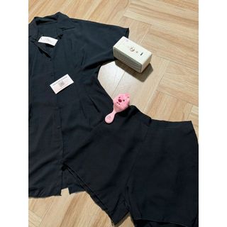 Set sơ mi xếp ly eo (kèm quần) 2 màu basic phong cách đi chơi và đi làm cho các nàng - 189STORE-V137