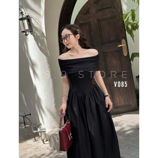 Đầm Maxi Dài Trễ Bẹt Vai Body Dáng Dài, Váy Cúp Ngực Có Mút Xoè Thời Trang -189 STORE-V085