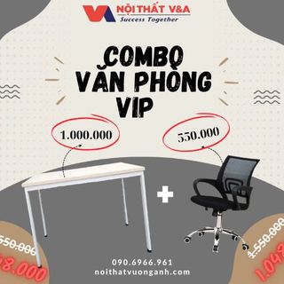 Combo bộ bàn ghế văn phòng VIP giá sỉ