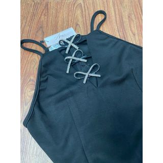 Đầm Body Đen Mix Nơ Đá Ngực Cổ Yếm Sang Chảnh , Quyến Rũ Chất Vải Mì Nỉ Cực Xịn Xò -189 STORE- V006