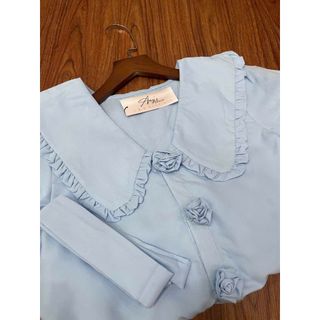 Váy Babydoll Tay Bồng Cổ Bèo Có Kèm Đây Chiết Eo Siêu Xinh Dễ Thương-189 STORE -V003