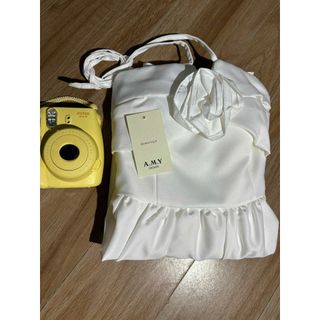 Đầm xòe dự tiệc đầm xòe cúp cổ chéo xếp li ngực kết bông (Hàng thiết kế cao cấp) sang -189STORE-V132
