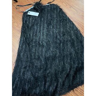 Đầm Babydoll Dáng Suông Cổ Yếm Phối Hoa Đính Lông Vũ Cực Kỳ Sang Chảnh -189 STORE-V077