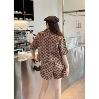 Set bộ đùi GC thời trang nữ mặc đi chơi đi dạo phó thời trang Hàn Quốc trẻ năng động - 189STORE-V212