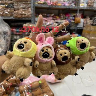Móc khoá labubu Capybara chuột các loại giá trên sản phẩm lố 12