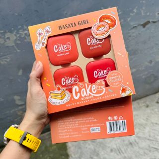 Set má hồng Hasaya Girl 4 cái vuông Thái Lan
