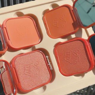Set má hồng Hasaya Girl 4 cái vuông Thái Lan