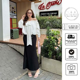 Set hai món váy trong dài rút dây kèm khoác gió nhăn 3 lớp chuẩn cho cac nang di choi -189STORE-V163