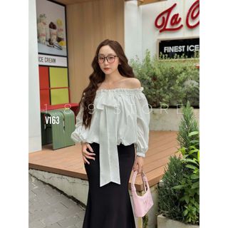 Set hai món váy trong dài rút dây kèm khoác gió nhăn 3 lớp chuẩn cho cac nang di choi -189STORE-V163