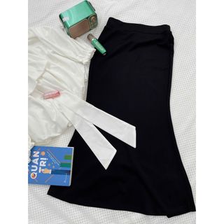 Set hai món váy trong dài rút dây kèm khoác gió nhăn 3 lớp chuẩn cho cac nang di choi -189STORE-V163