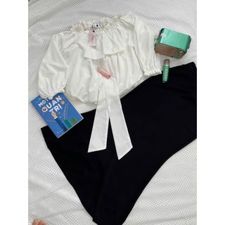 Set hai món váy trong dài rút dây kèm khoác gió nhăn 3 lớp chuẩn cho cac nang di choi -189STORE-V163