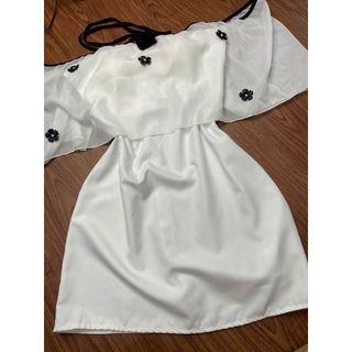 Đầm Trắng Thời Trang Nữ Chất Vải Cotton Lạnh Phối Voan Lụa Chất Liệu Voan & Cotton-189 STORE - V111