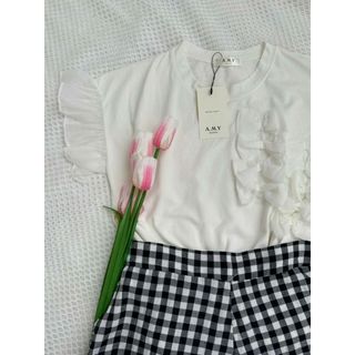 Set áo sơ mi bèo tay mix họa tiết quần caro short kẹp ren năng động xinh xắn đi cafe -189STORE-V223