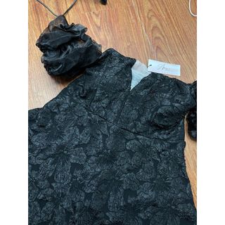 Đầm Trễ Vai Tay Bồng, Kiểu Dáng Sang Trọng Dự Tiệc Chất Nhung Free Size Dưới 53kg-189 STORE - V110