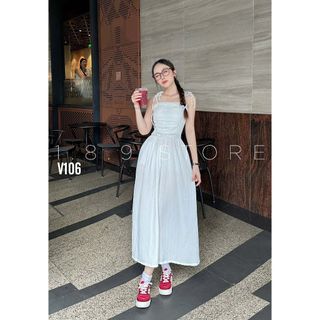 Váy Hai Dây Nữ Dự Tiệc Chất Vải Yumi Dáng Váy Dài Tiểu Thư, Váy Đen Hàng Loại 1 Chất Đẹp Chuẩn Mẫu