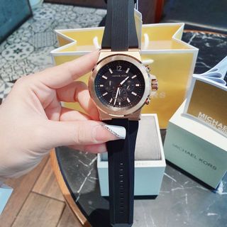 ĐỒNG HỒ NAM CAO CẤP M KORS 8445 DÂY CAO SU MÁY NHẬT 2