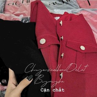 SÉT ÁO KHOÁC DẠ LINEN KÈM ĐẦM DÀI COTON LẠNH
