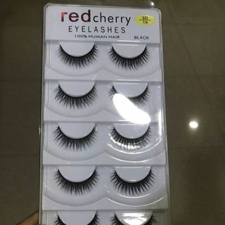 Mi giả 3D Red Cherry Eyelashes- siêu nhẹ, gắn lên mắt rất thật