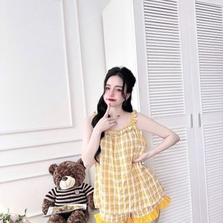 Đồ bộ đùi dây thắt bím cánh tiên