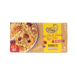 Hạt dinh dưỡng ngũ cốc (Granola) faminuts Hộp giấy 168g