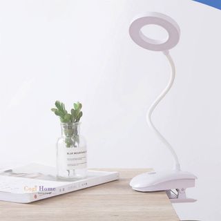 Sỉ Đèn Kẹp Bàn Học Đèn Kẹp Đọc Sách Pin Sạc Tích Điện 3 Màu Ánh Sáng, SL-828