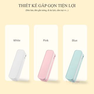 Sỉ Đèn Học Sạc Pin Tích Điện, Đèn Học Để Bàn Gấp Gọn Đèn Gắn Tường Đọc Sách Đa Năng 3 Màu Ánh Sáng, có remote