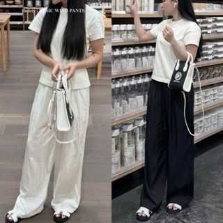 [SHOPPUMI] Quần dù lưng thun có dây cột nhiều màu freesize Pumi 15949
