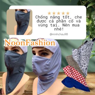 Khẩu trang chống nắng cánh dơi full face 3in1 NOON FASHION