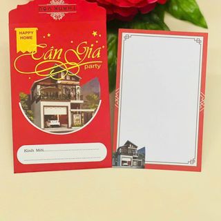 Phôi thiệp tân gia dành cho nhà in, đại lý