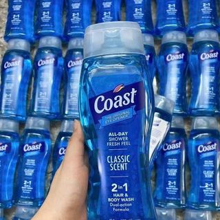 Sữa tắm gộiCoast Classic Scent 2in1 532ml