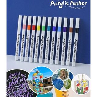 HỘP 48 BÚT MÀU ACRYLIC MARKER CAO CẤP