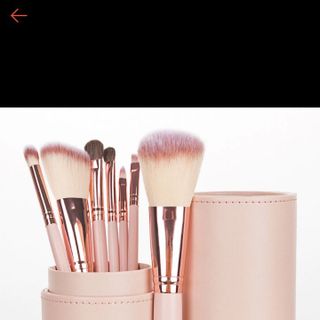 Set 7 Cọ Trang Điểm Lông Mềm Chất Lượng Cao Kèm Hộp Da