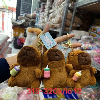 Móc khoá capybara các loại lố 12 giá trên sản phẩm