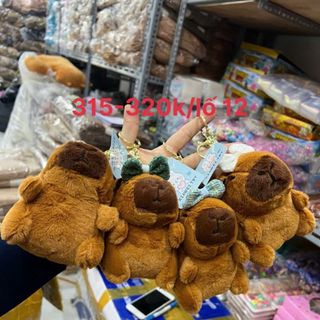 Móc khoá capybara các loại lố 12 giá trên sản phẩm