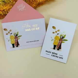 Phôi thiệp cưới dành cho nhà in, đại lý